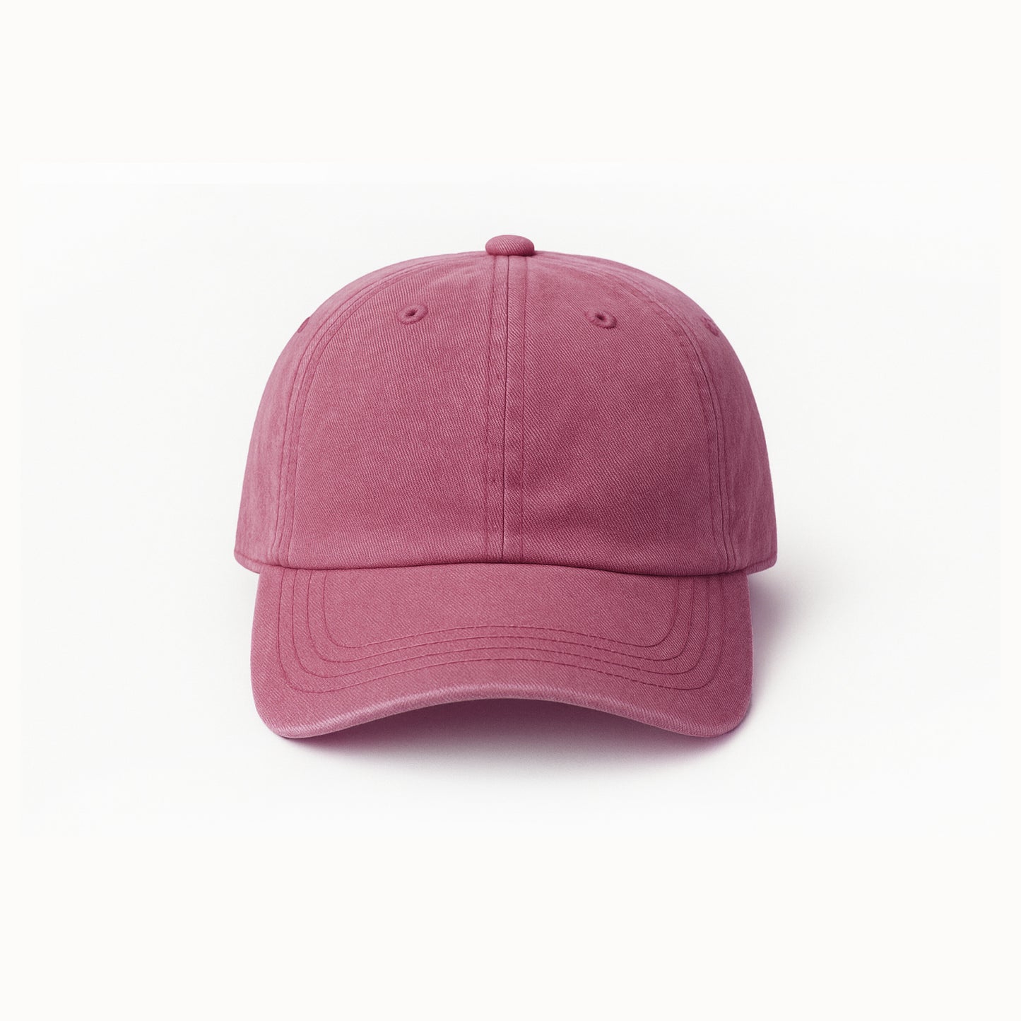 Red Cap in Vintage Stonewashed Look