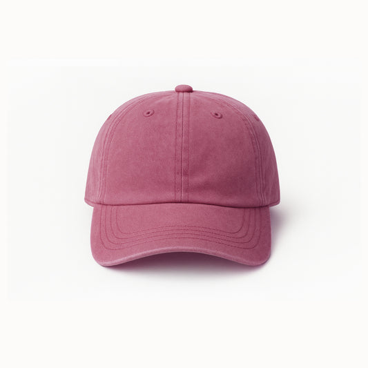 Red Cap in Vintage Stonewashed Look