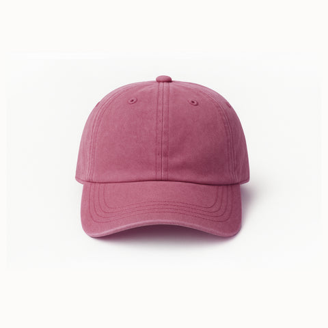 Red Cap in Vintage Stonewashed Look