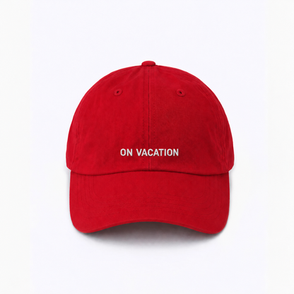 Personalisierte Red Cap "On Vacation" HELLO TURCO