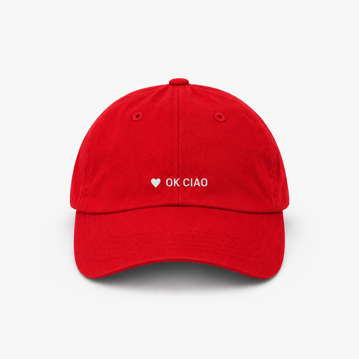 Personalisierte Red Cap "Ok Ciao" HELLO TURCO
