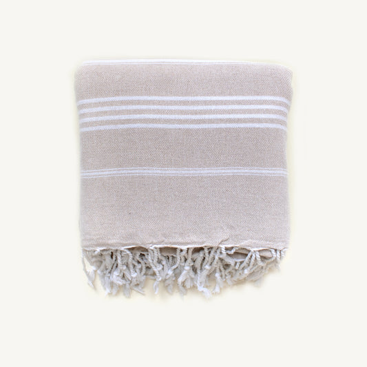 Squa Beige Blanket 100% Organic