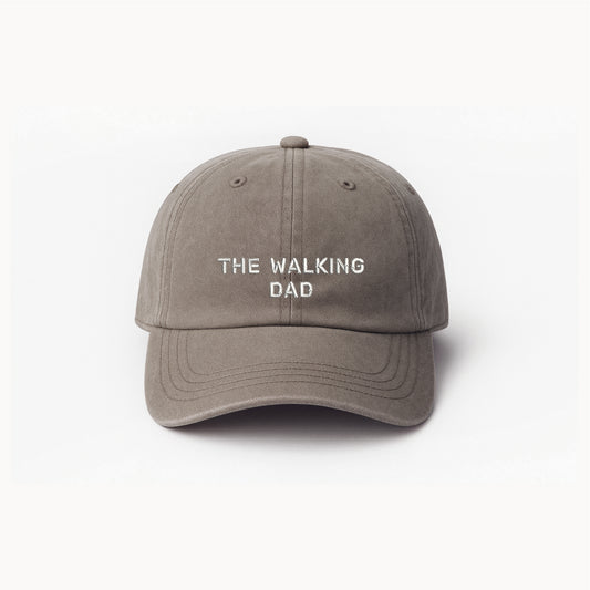 Personalisierte beige Basecap "The Walking Dad"
