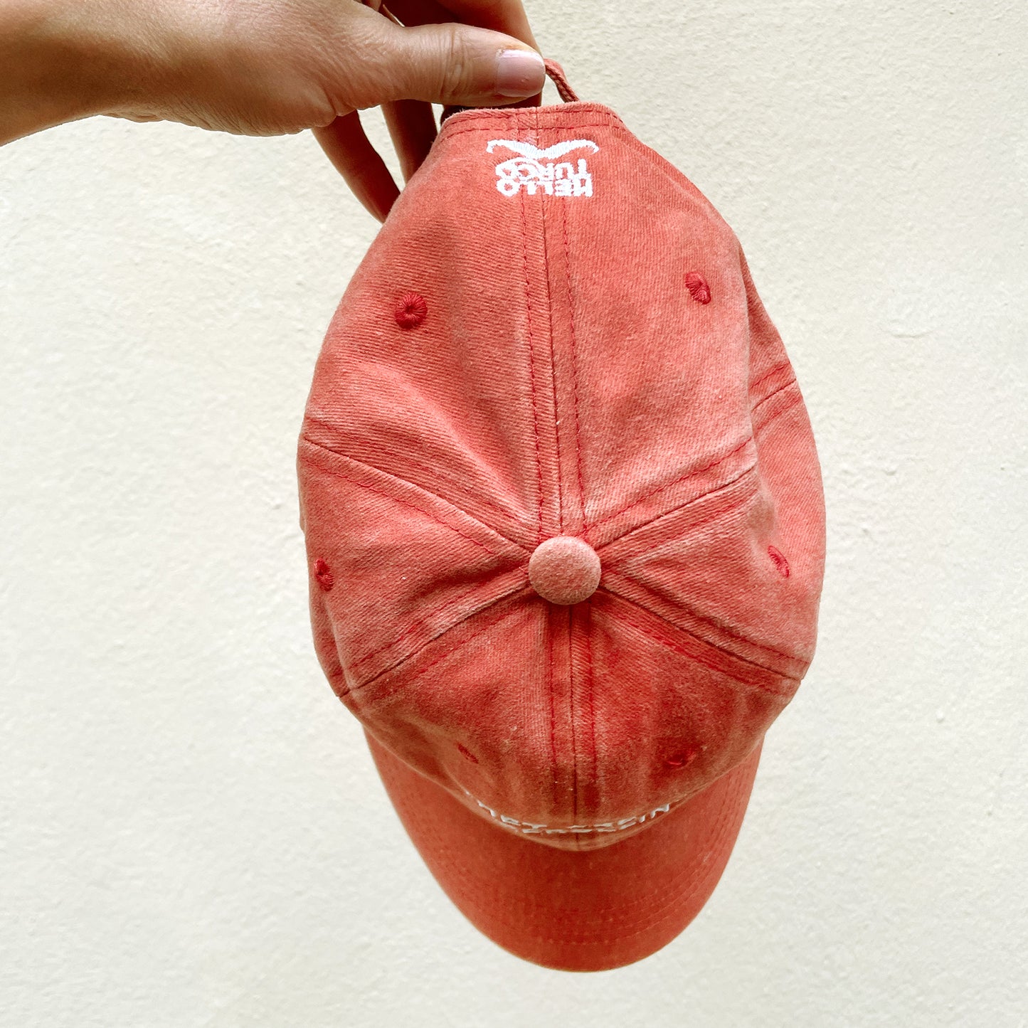 Personalisierte orange Basecap "They See Me Aperollin"