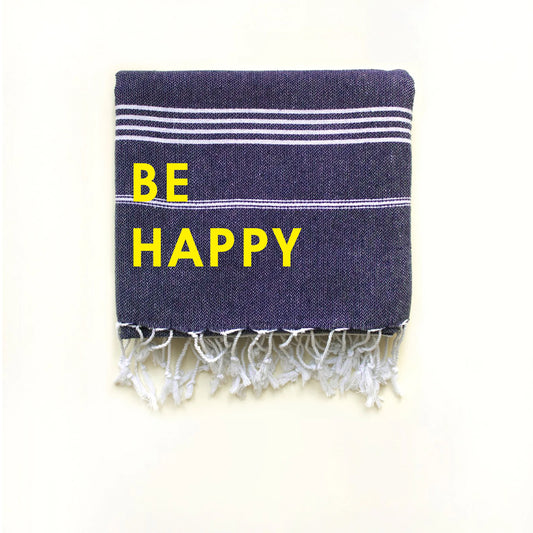 "BE HAPPY" Creative Quote