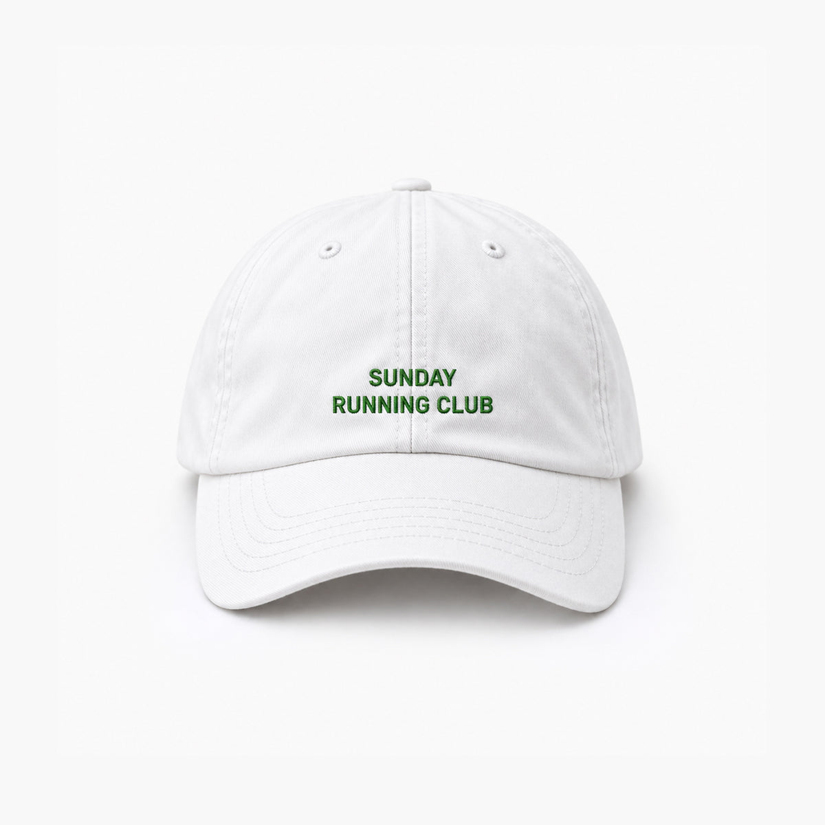 Personalisierte White Cap "Sunday Running Club" HELLO TURCO