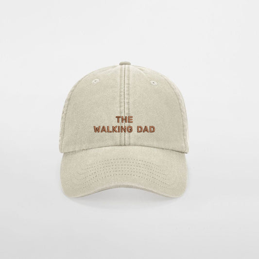 Personalisierte Vintage Sand Basecap "The Walking Dad"