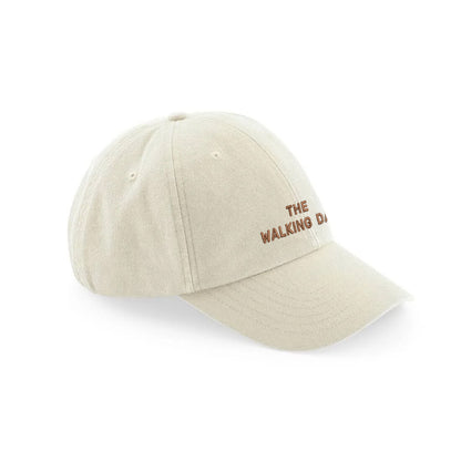Personalisierte Vintage Sand Basecap "The Walking Dad"