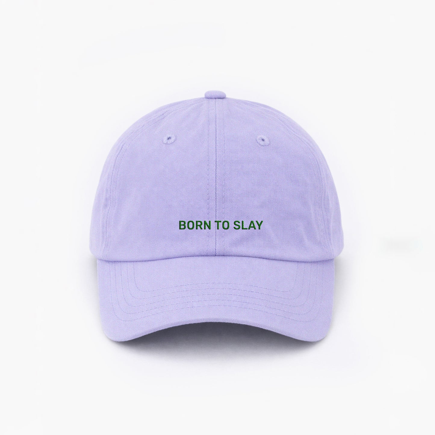 Personalisierte Lilac Cap "Born To Slay"