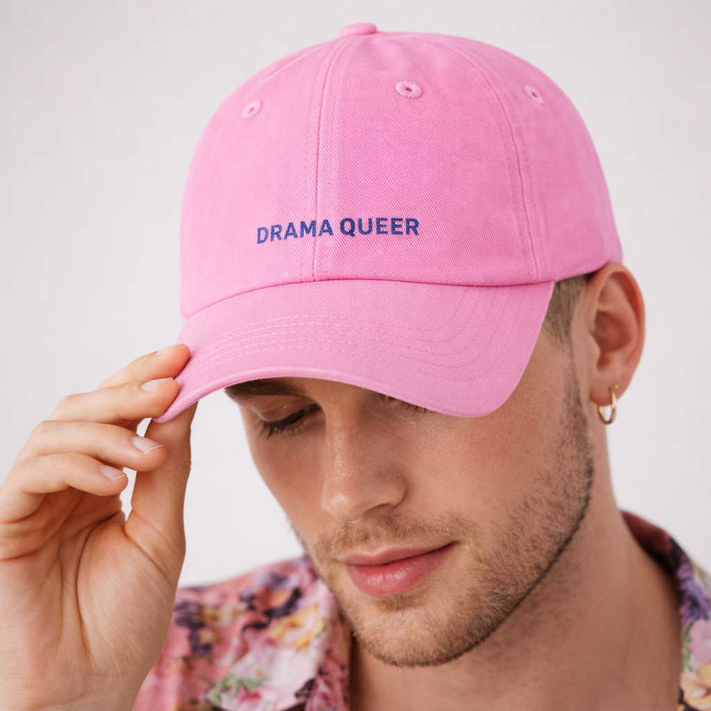 Personalisierte Pink Cap "Drama Queer" HELLO TURCO