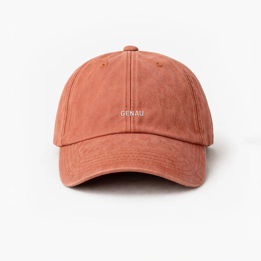 Personalisierte Vintage Orange Cap "Genau" HELLO TURCO