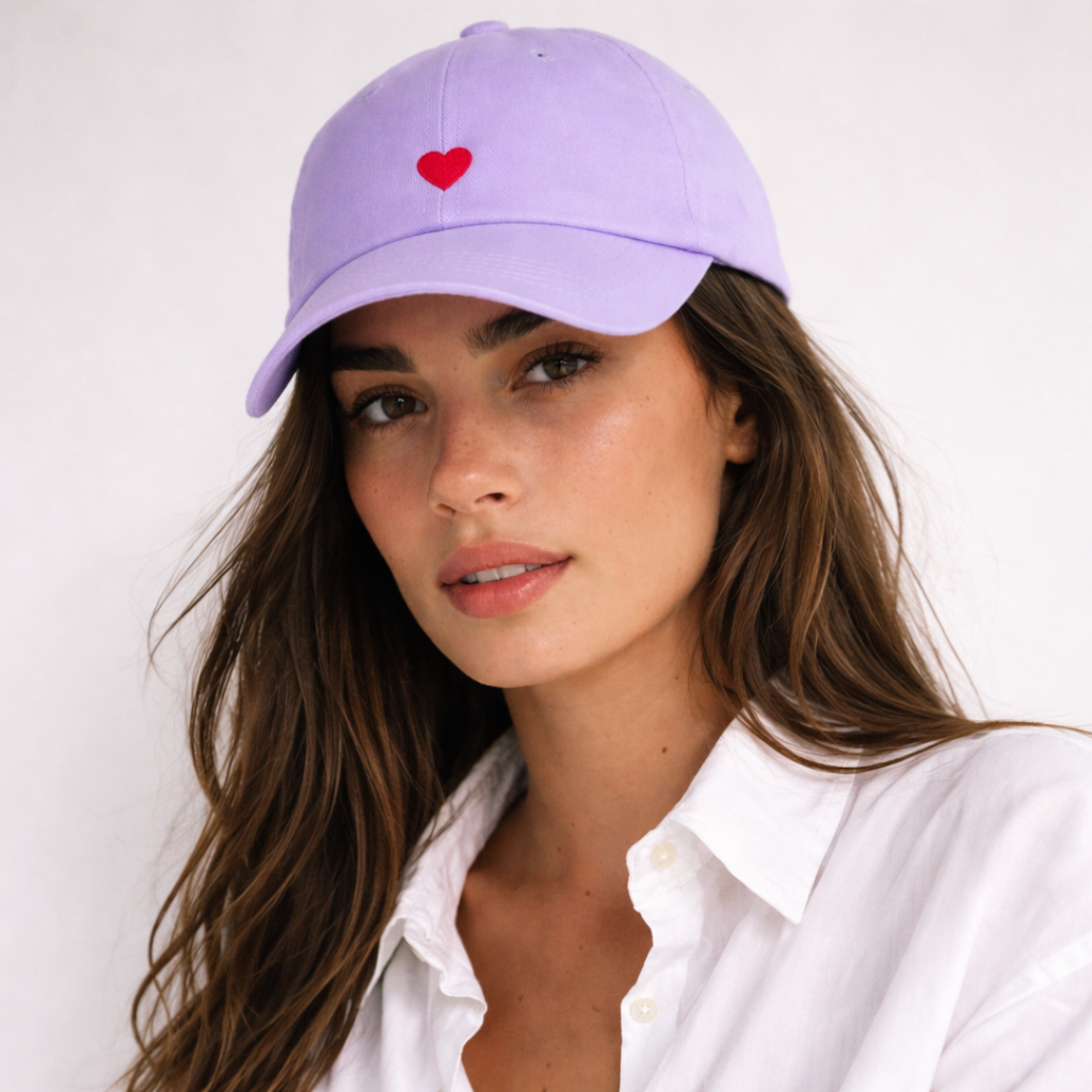 Personalisierte Lilac Cap "Heart" HELLO TURCO