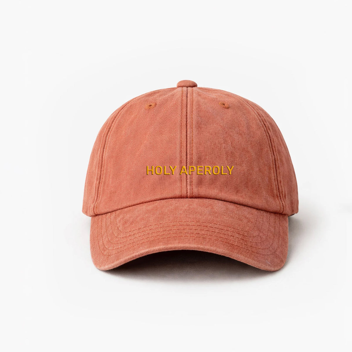 Personalisierte Vintage Orange Cap 