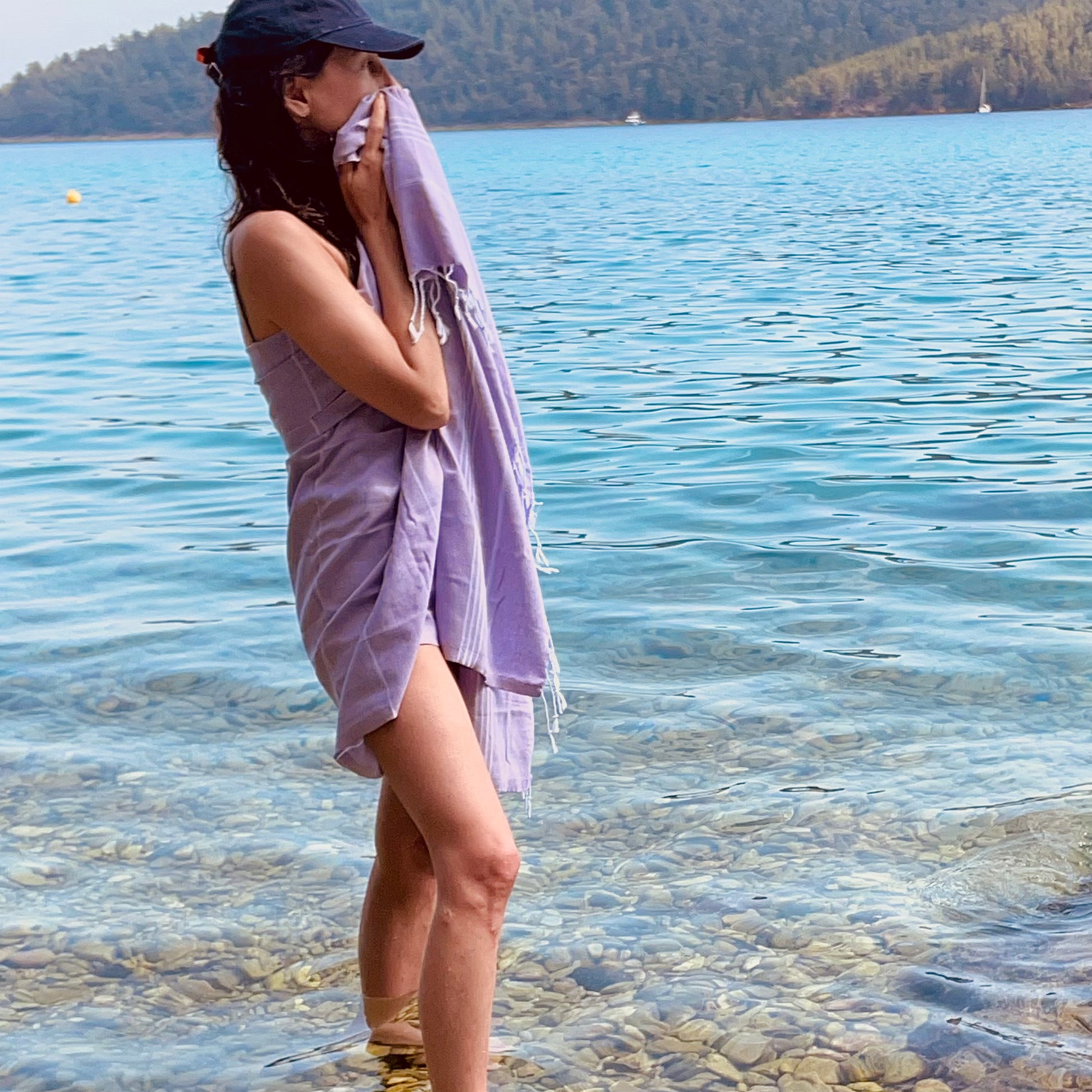 Beach Boys Lilac Turkish Towel