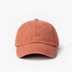 Personalized  Vintage Orange Cap 