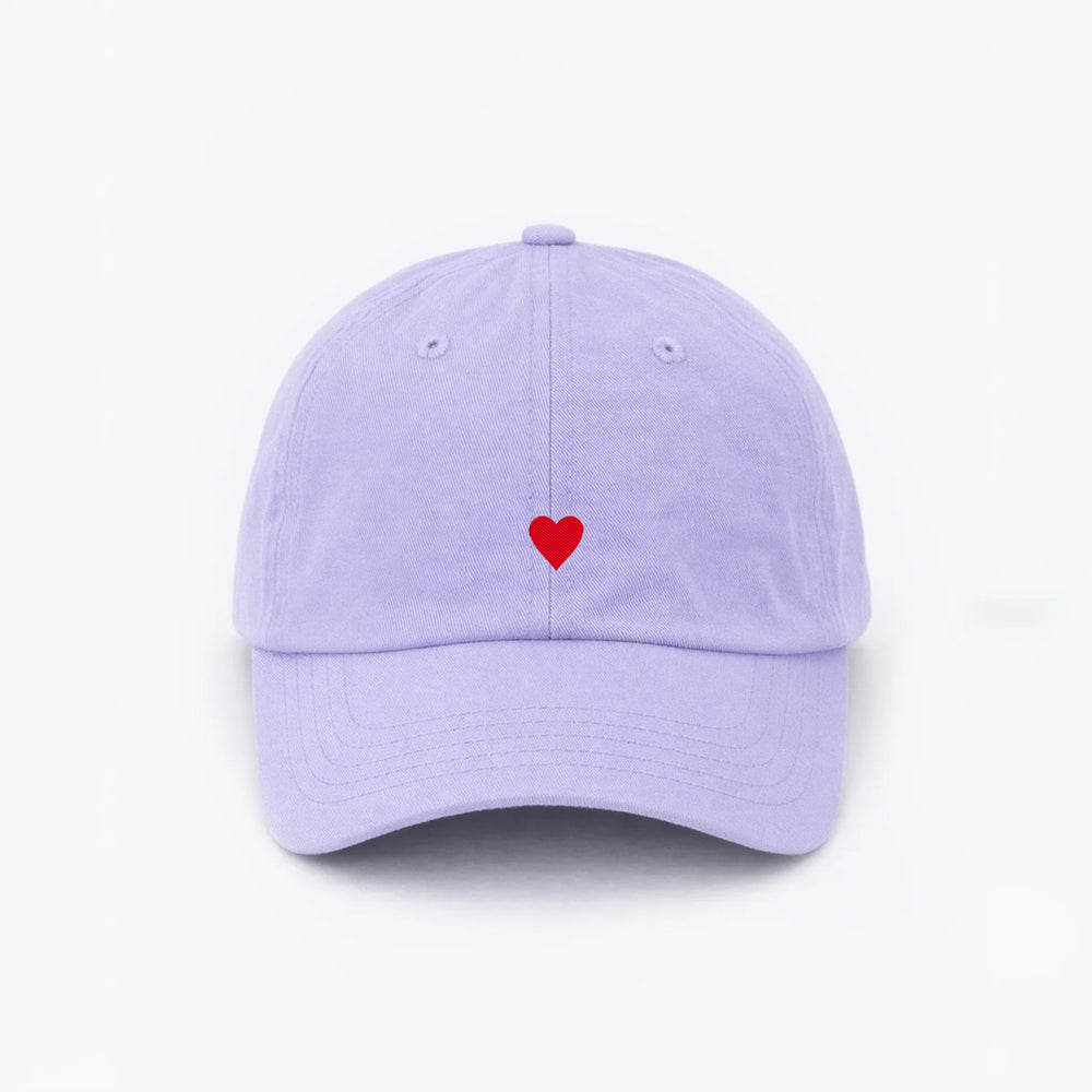 Personalized Lilac Cap "Heart"