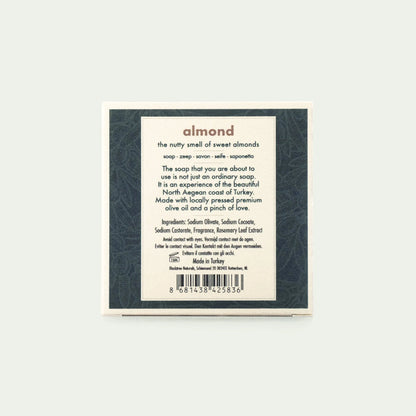 Blacktree Natural Olive Oil Soap - Almond - 85gr (Bar Soap)