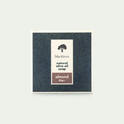 Blacktree Natural Olive Oil Soap - Almond - 85gr (Bar Soap)