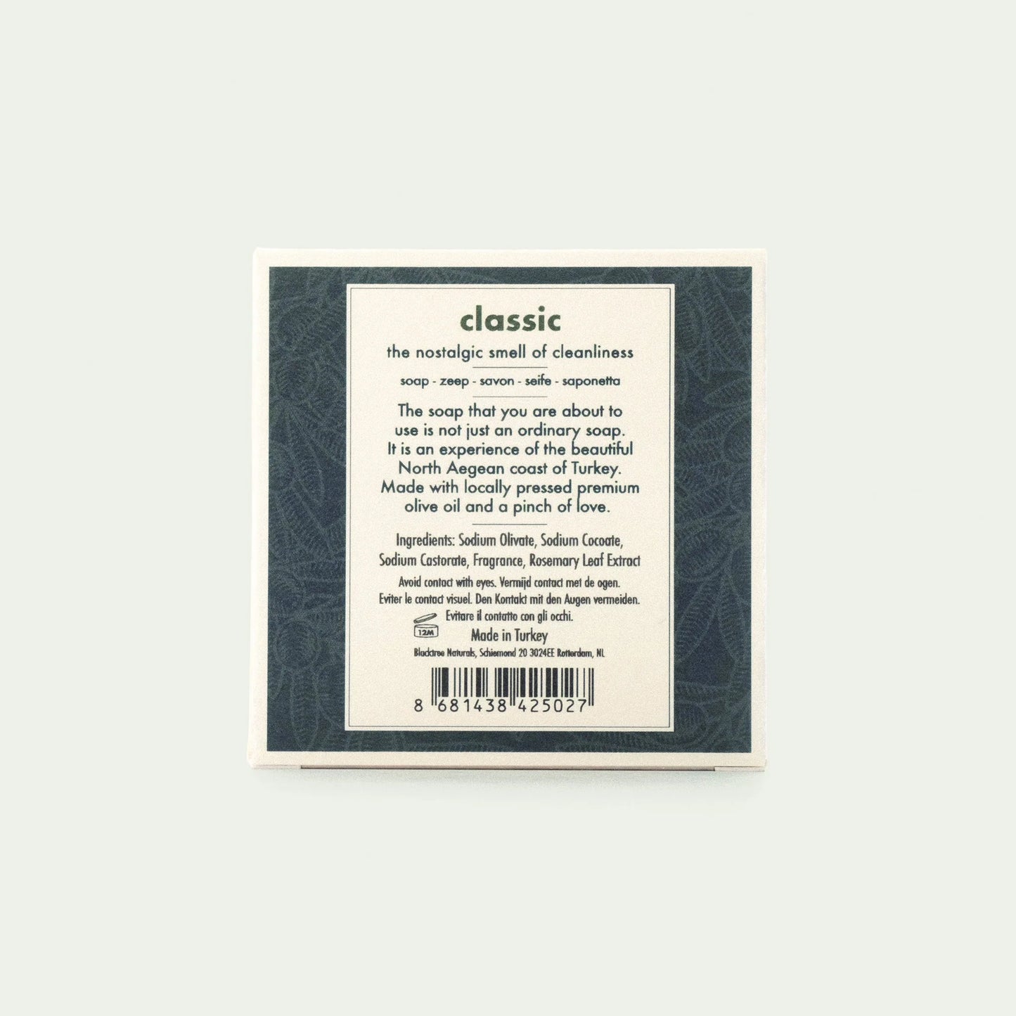 Blacktree Natural Olive Oil Soap – Classic – 85 g (Bar Soap)