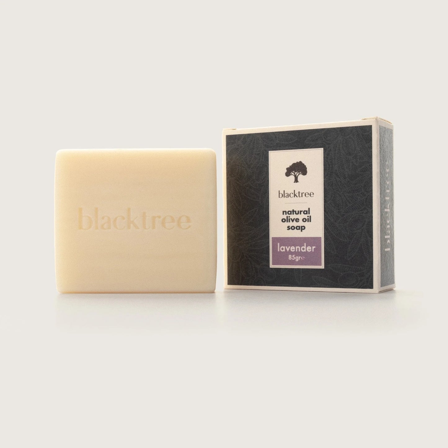 Blacktree Natural Olive Oil Soap - Lavender - 85gr (Bar Soap)