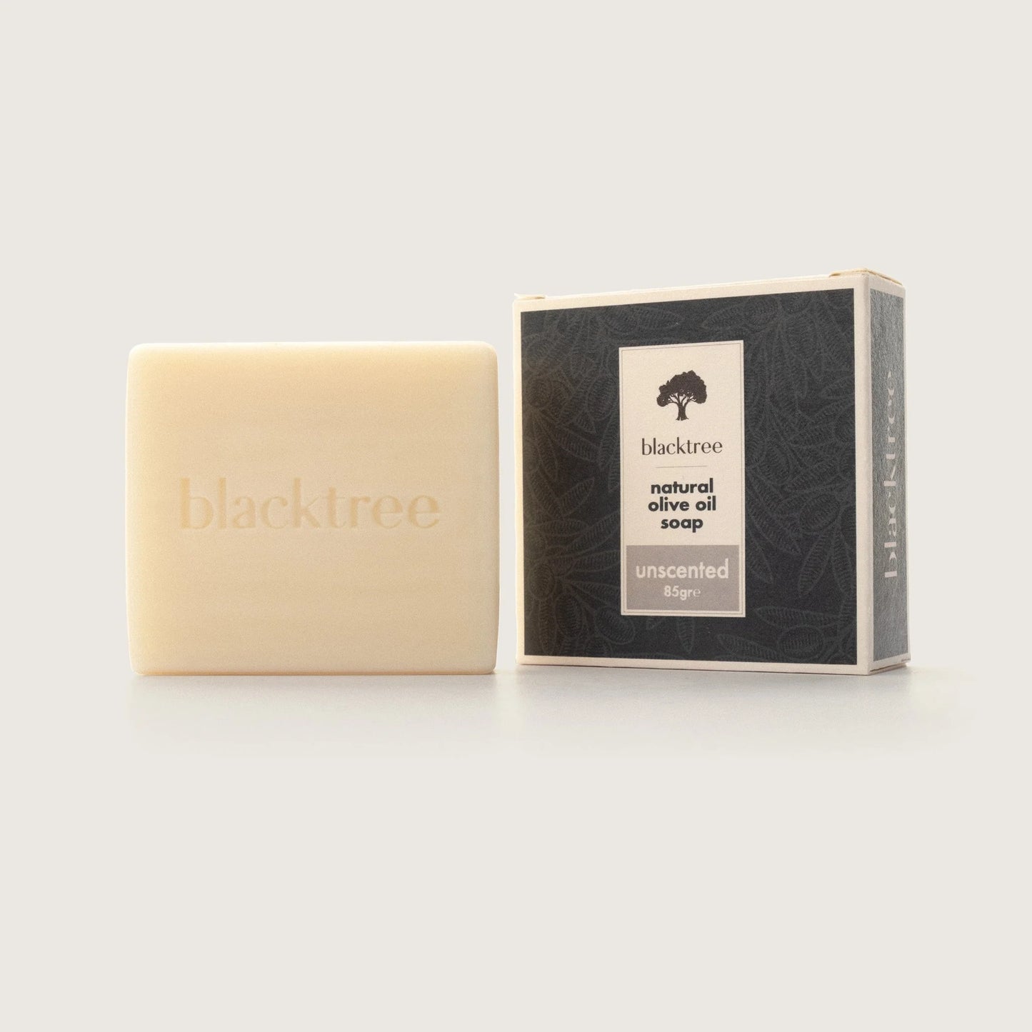 Blacktree Natural Olive Oil Soap – Unscented – 85 g (Bar Soap)