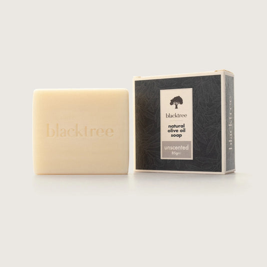 Blacktree Natural Olive Oil Soap – Unscented – 85 g (Bar Soap)