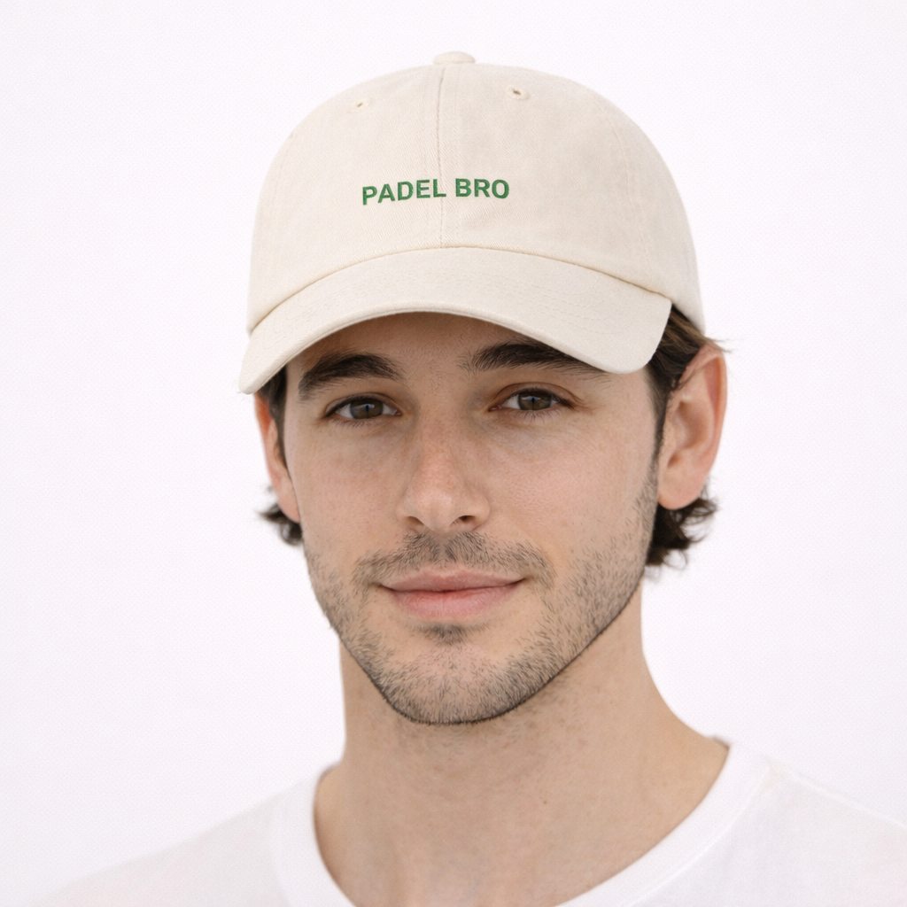 Personalisierte Offwhite Cap "Padel Bro" HELLO TURCO