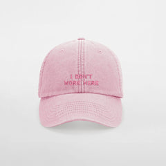 Personalisierte Vintage Dusky Rose Basecap 