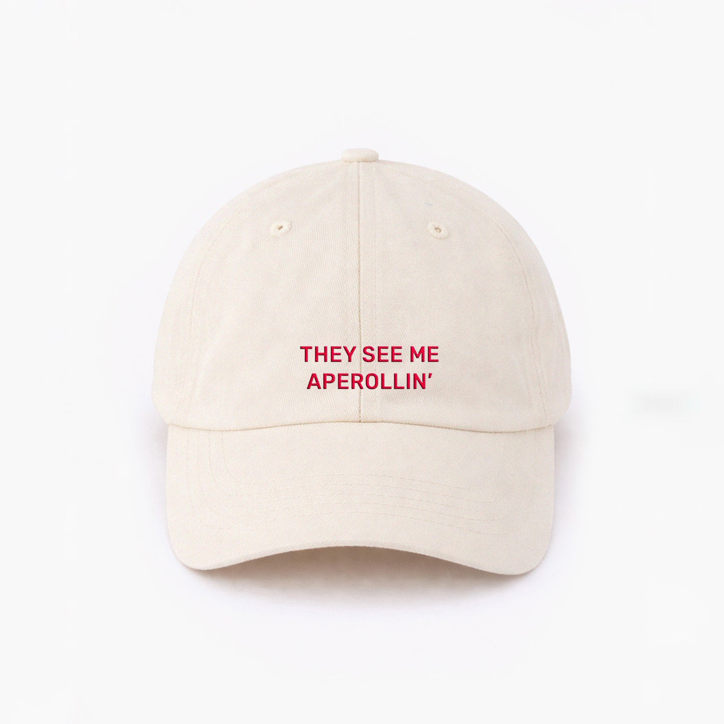 Personalized  Offwhite "They See Me Aperollin'"