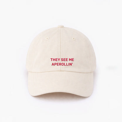 Personalized  Offwhite "They See Me Aperollin'"