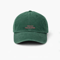 Personalisierte Vintage Forest Green Cap 