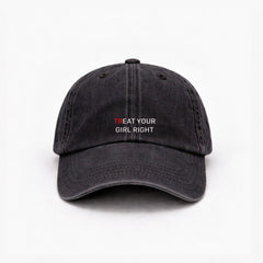 Personalisierte Vintage Black Cap 