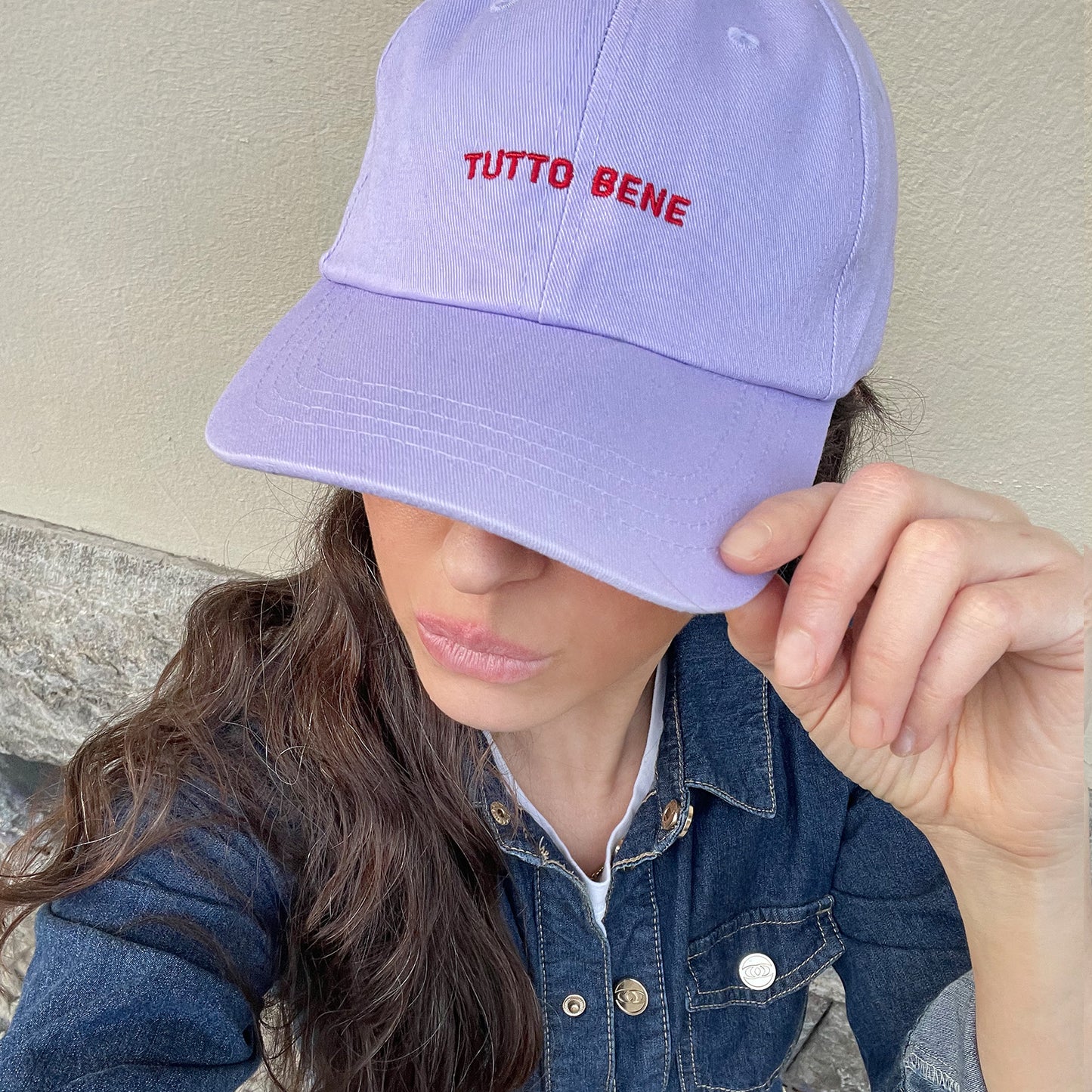 Personalisierte Lilac Cap "Tutto Bene" HELLO TURCO