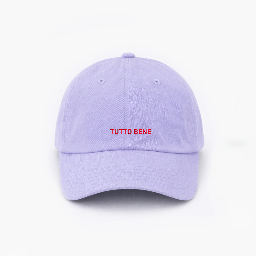 Personalized Lilac Cap "Tutto Bene"
