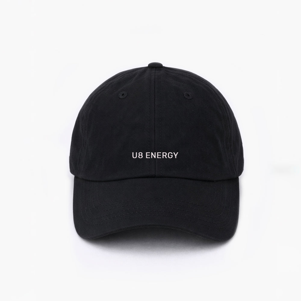 Personalized Black Cap "U8 Energy"