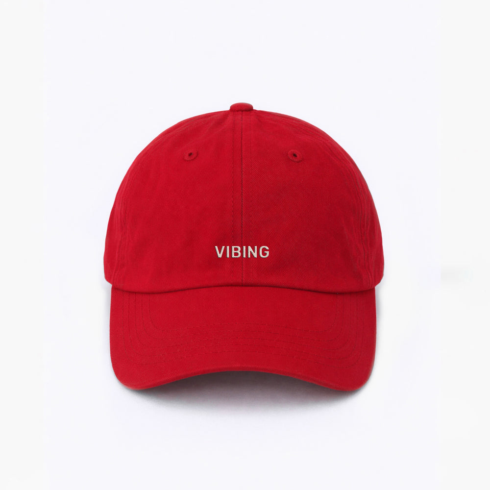 Personalized Red Cap "Vibing"