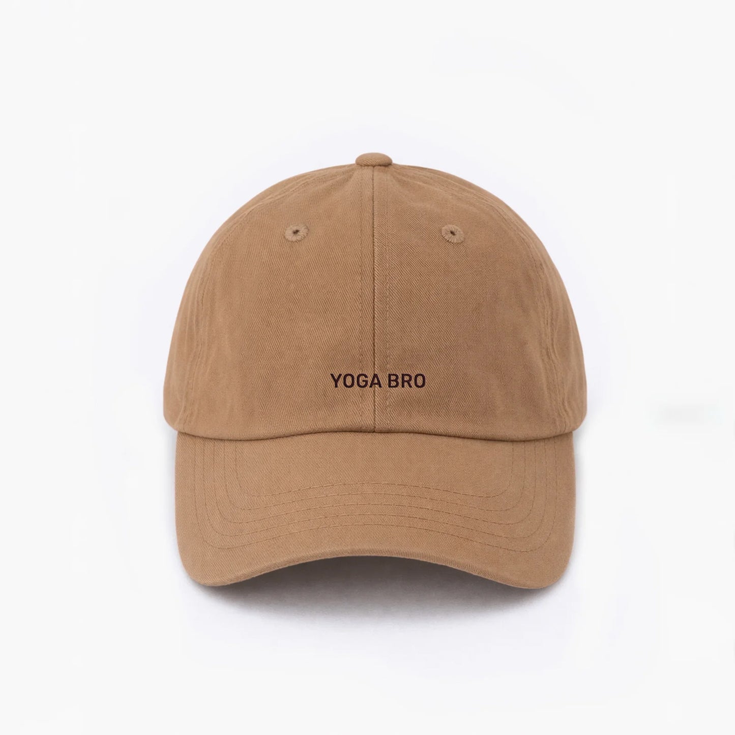 Personalisierte Brown Cap "Yoga Bro"
